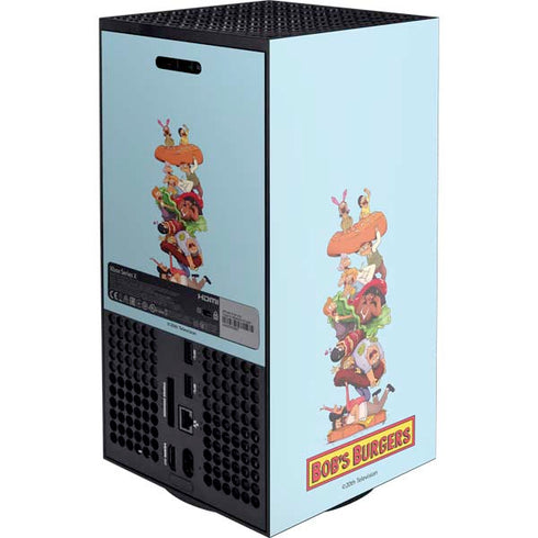 Bobs Burgers Stacked XBox Series X Digital Edition Console Skin